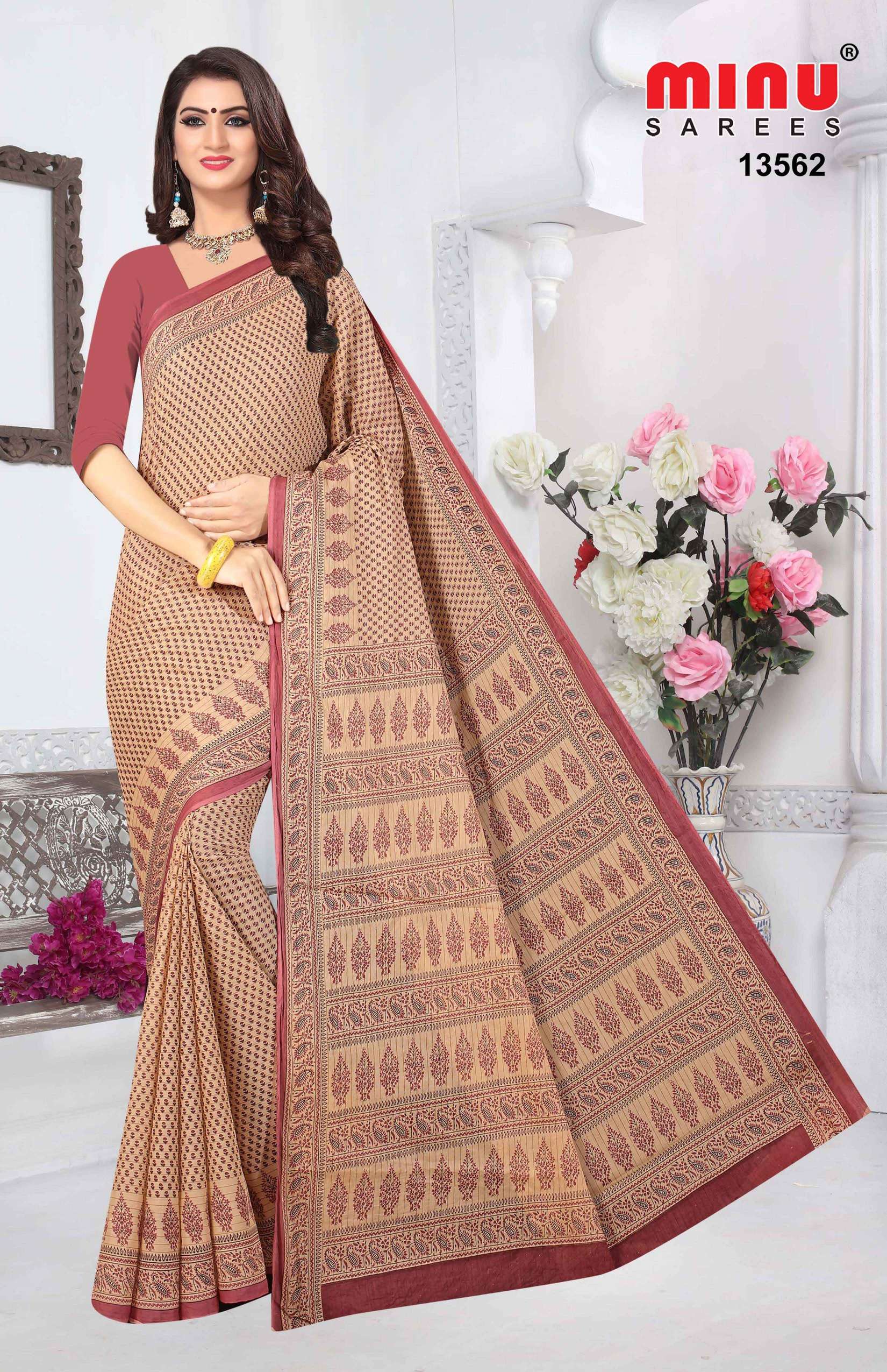 Minu PRIYADARSHINI Cotton Saree-12P Catalog