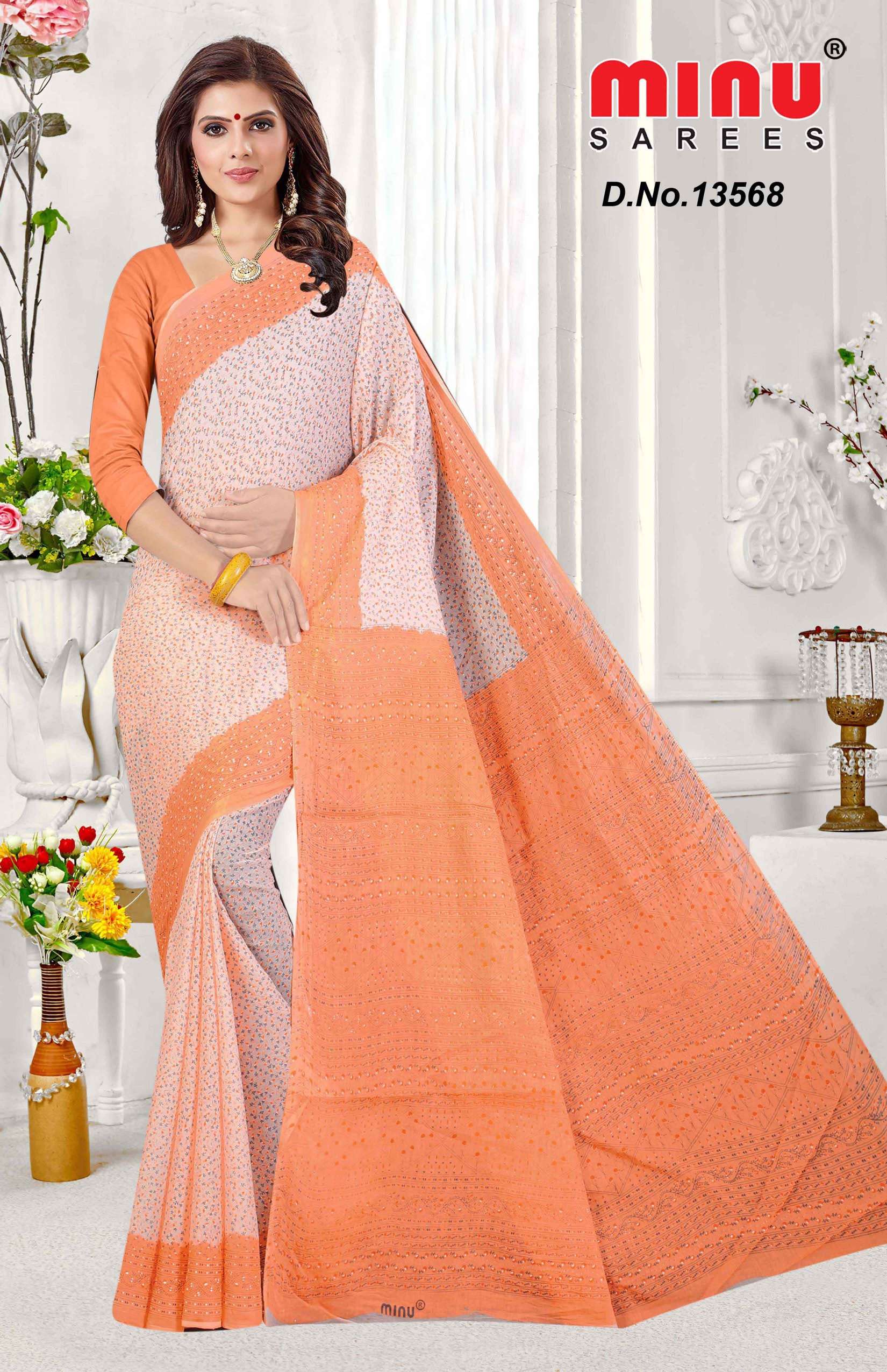 Minu PRIYADARSHINI Cotton Saree-12P Catalog