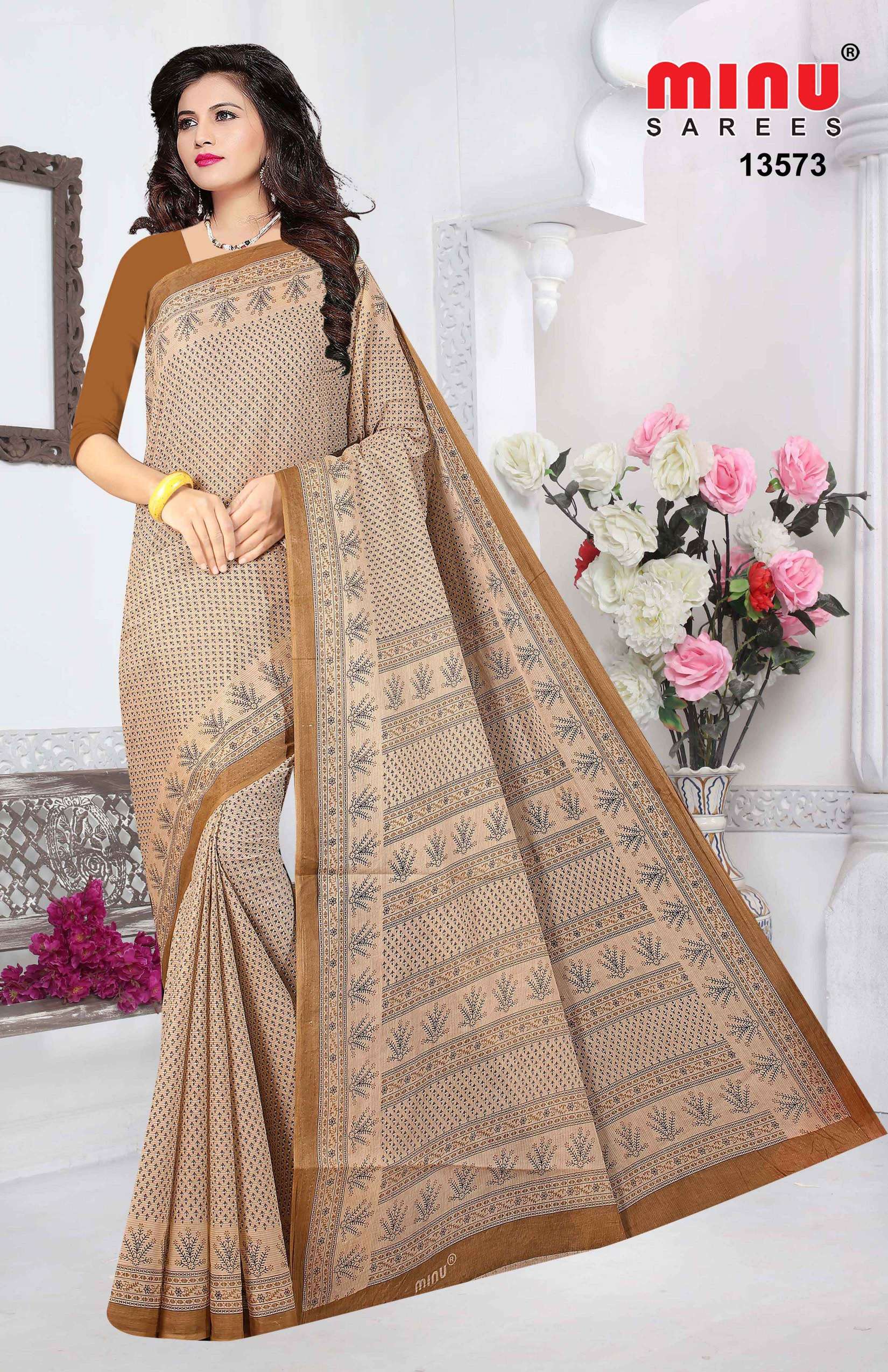 Minu PRIYADARSHINI Cotton Saree-12P Catalog
