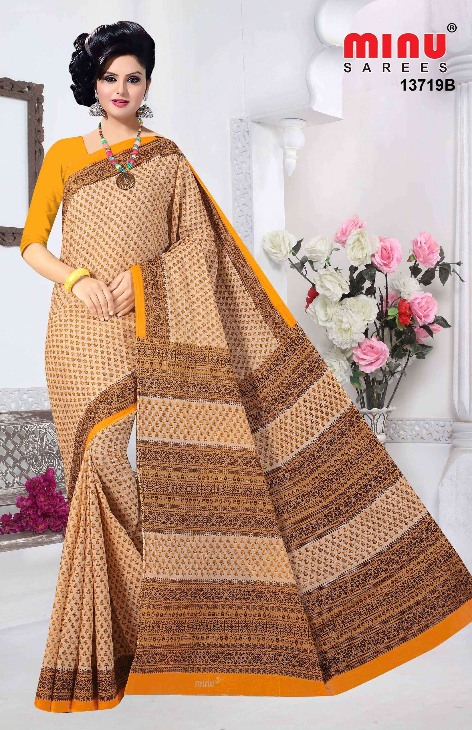 Minu PRIYADARSHINI Cotton Saree-12P Catalog