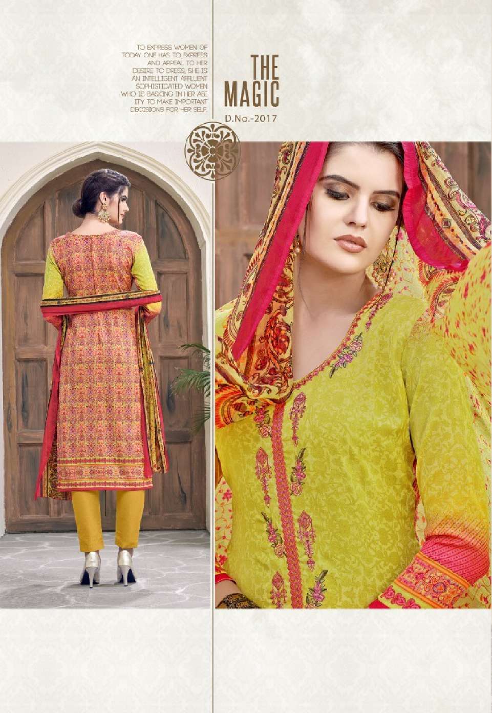 Minu RAABTA Cotton Embroidered Dress Material-8P Catalog
