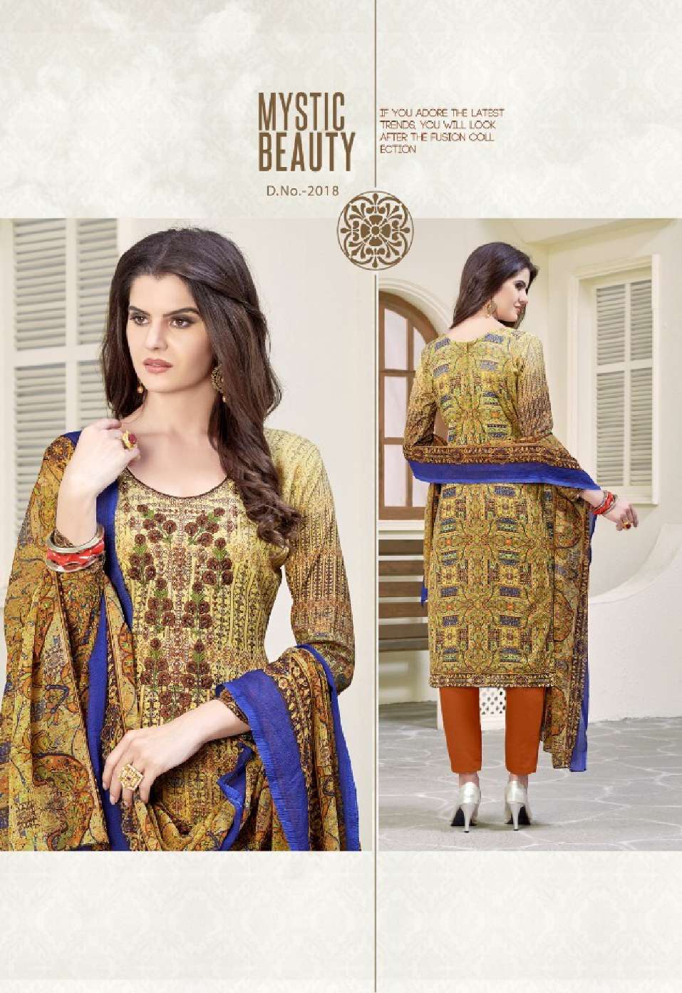 Minu RAABTA Cotton Embroidered Dress Material-8P Catalog