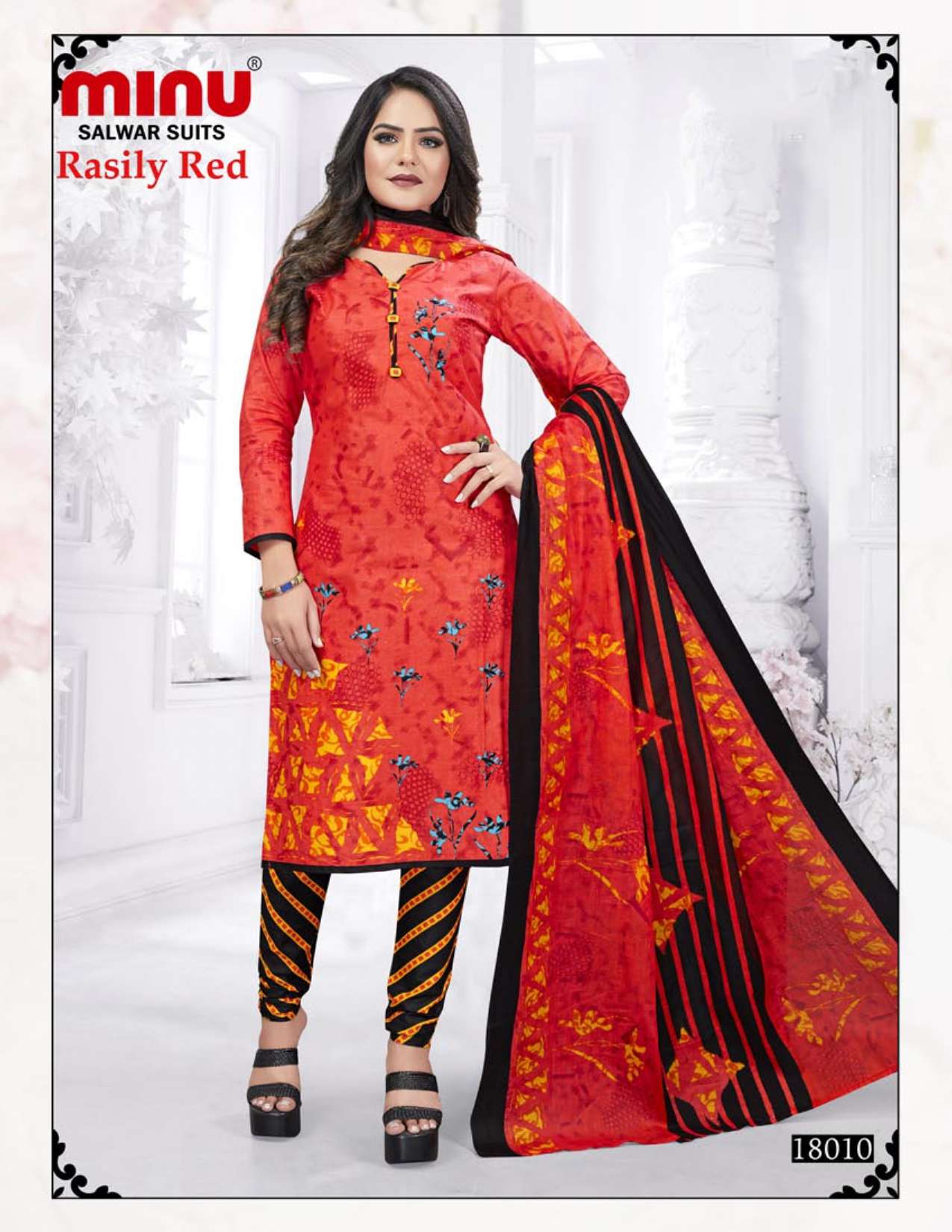 Minu RASILY Cotton Printed Dress Material-10P Catalog