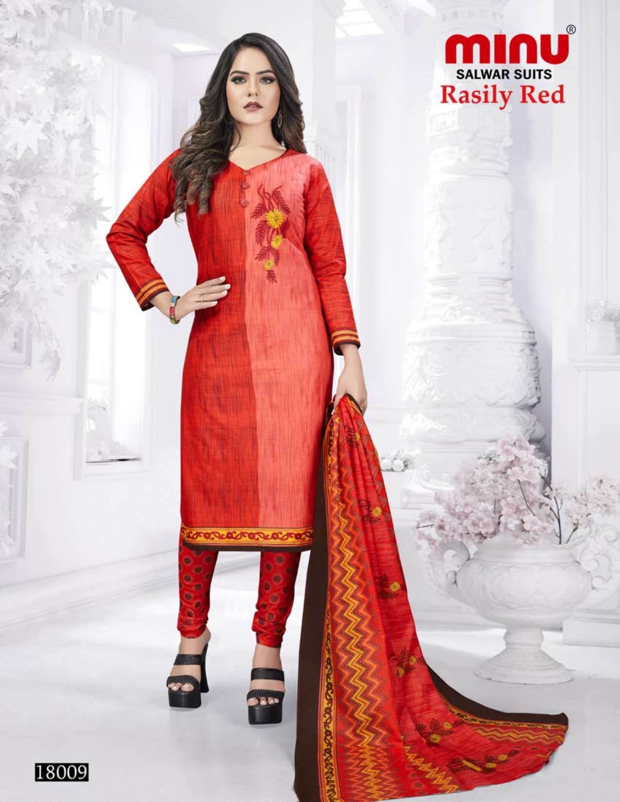 Minu RASILY Cotton Printed Dress Material-10P Catalog