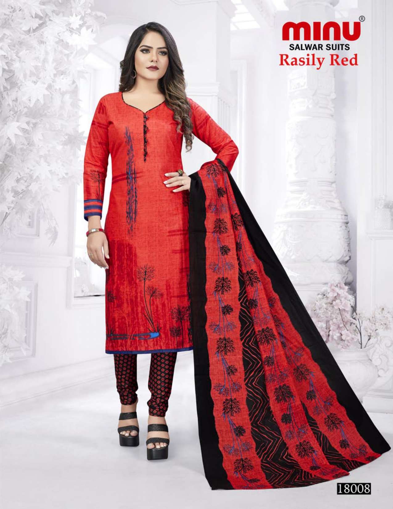Minu RASILY Cotton Printed Dress Material-10P Catalog