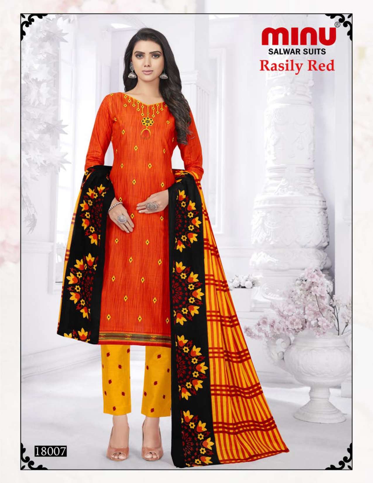 Minu RASILY Cotton Printed Dress Material-10P Catalog