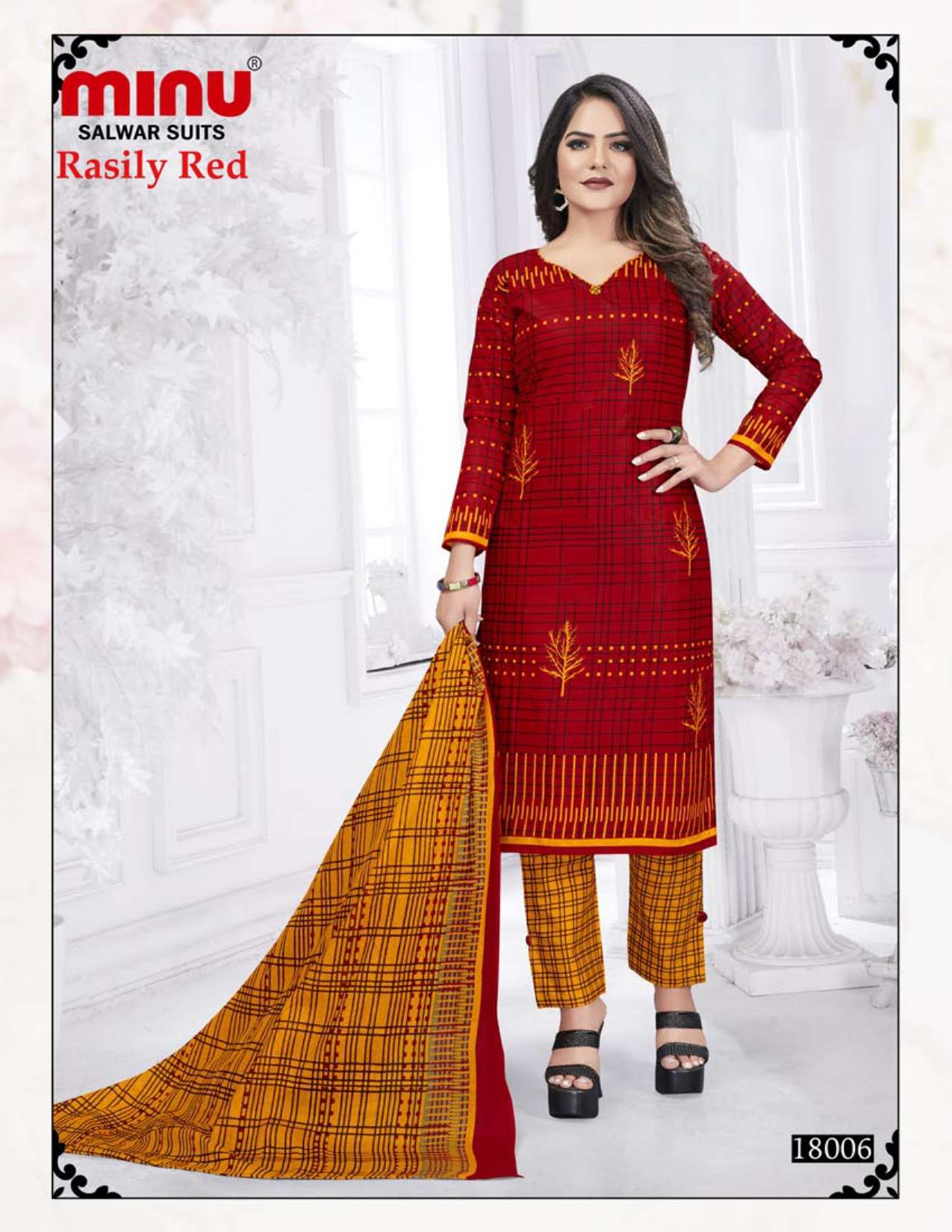 Minu RASILY Cotton Printed Dress Material-10P Catalog