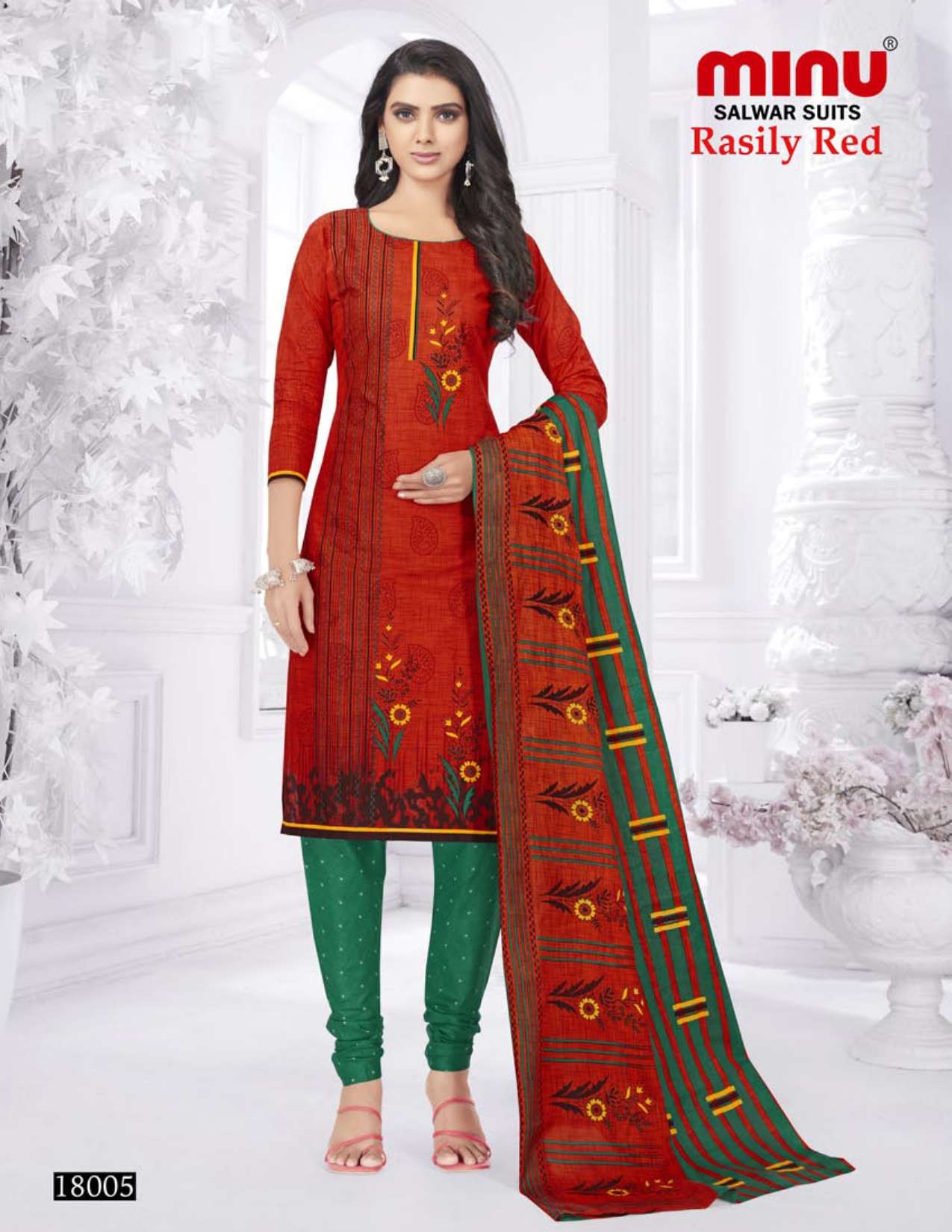 Minu RASILY Cotton Printed Dress Material-10P Catalog