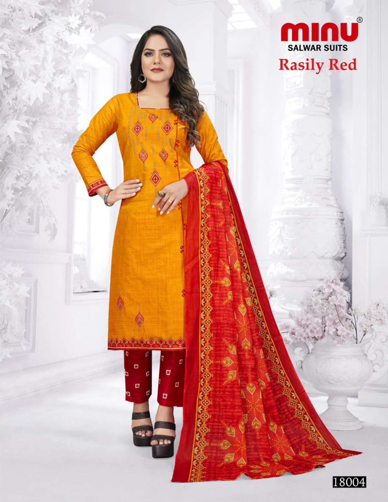 Minu RASILY Cotton Printed Dress Material-10P Catalog