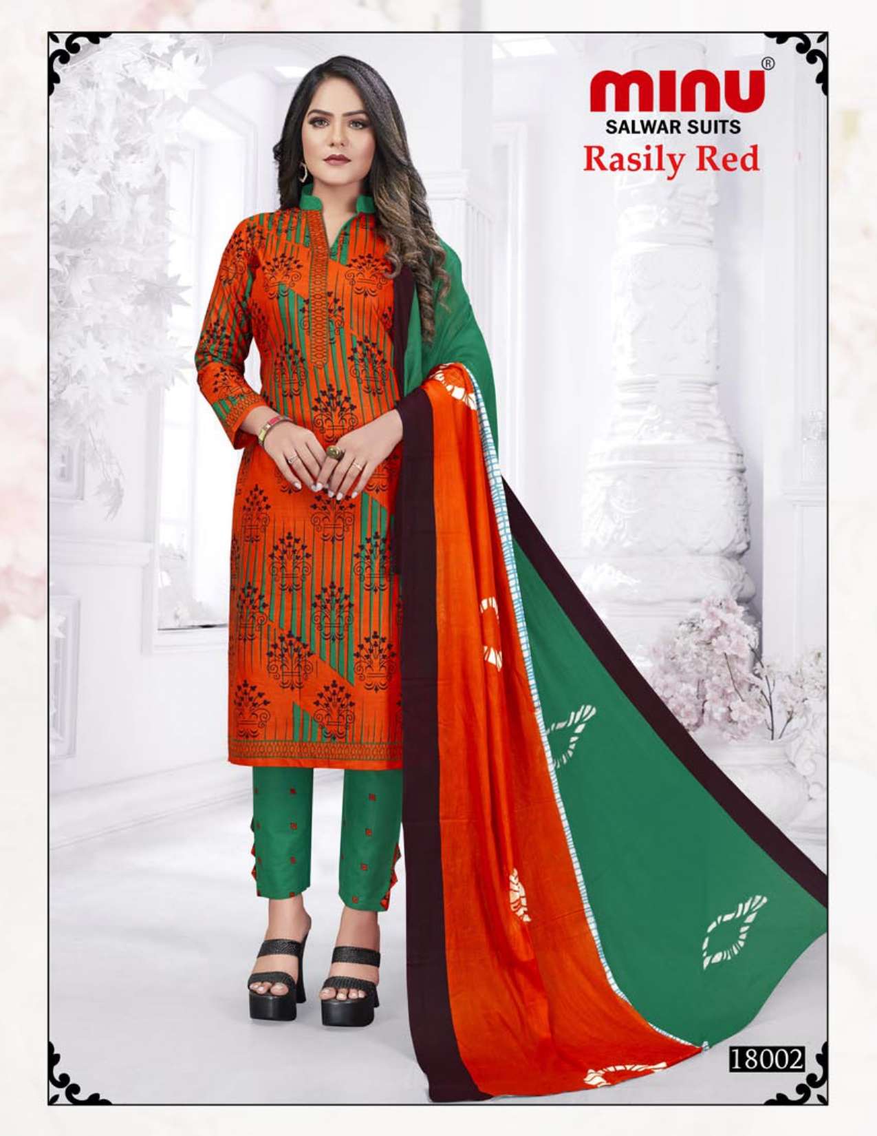 Minu RASILY Cotton Printed Dress Material-10P Catalog