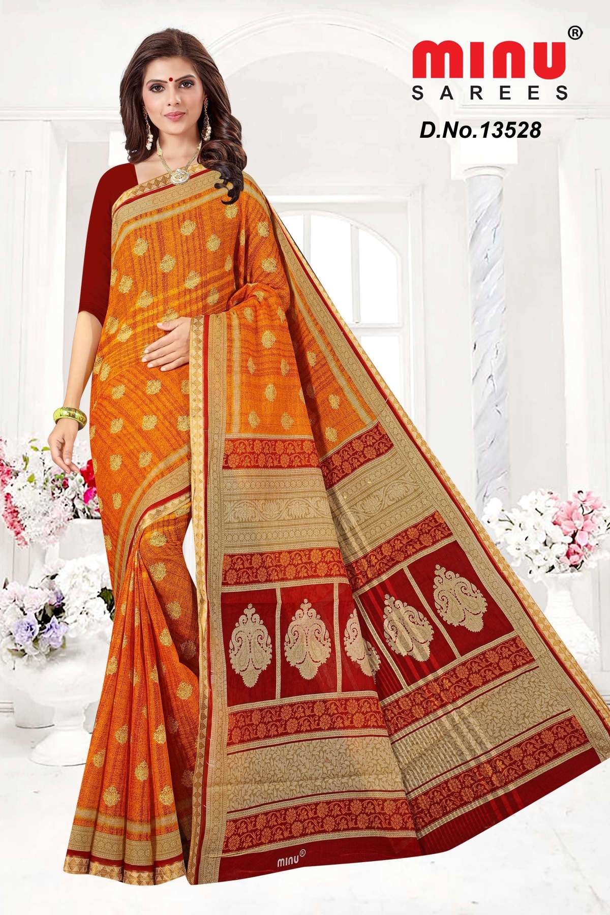 Minu RRR Cotton Printed Saree-10P Catalogue