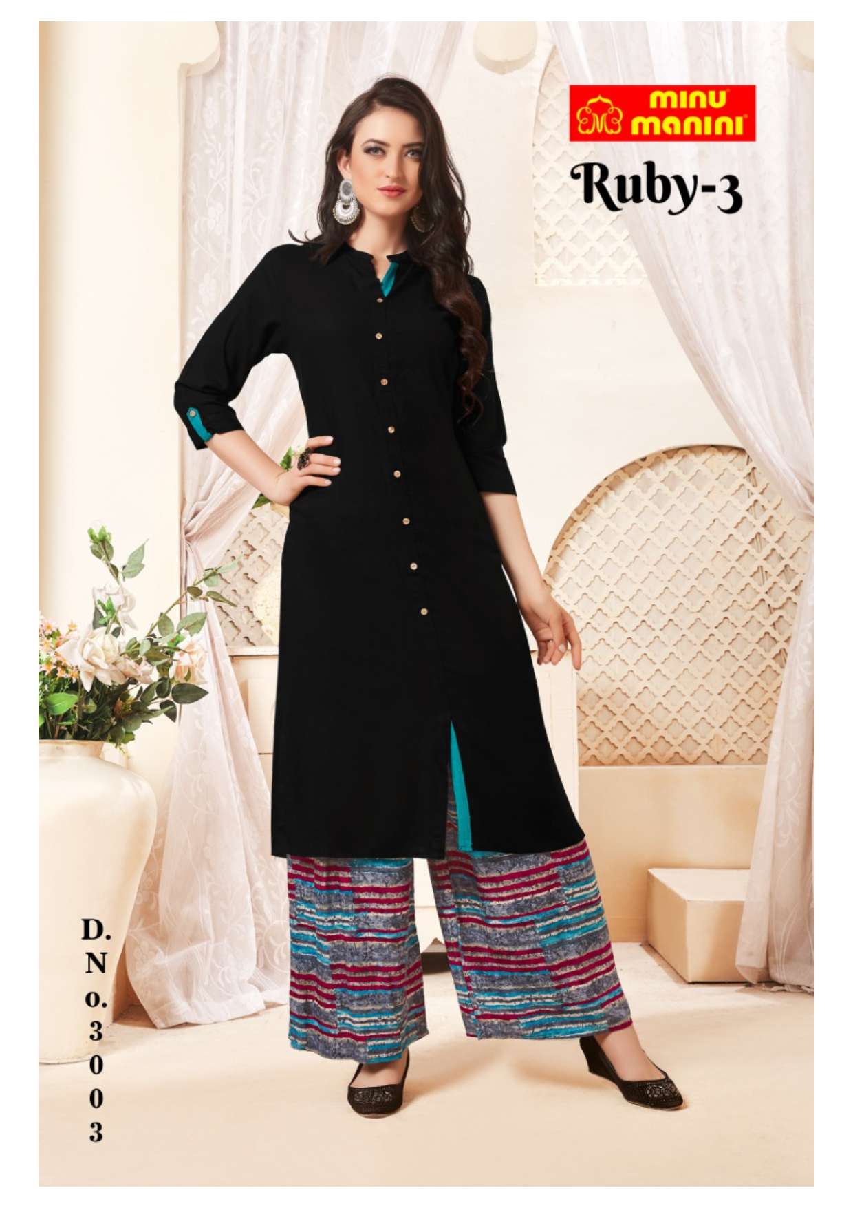 Minu RUBY Vol-3 Rayon Long Kurtis-10P Catalog