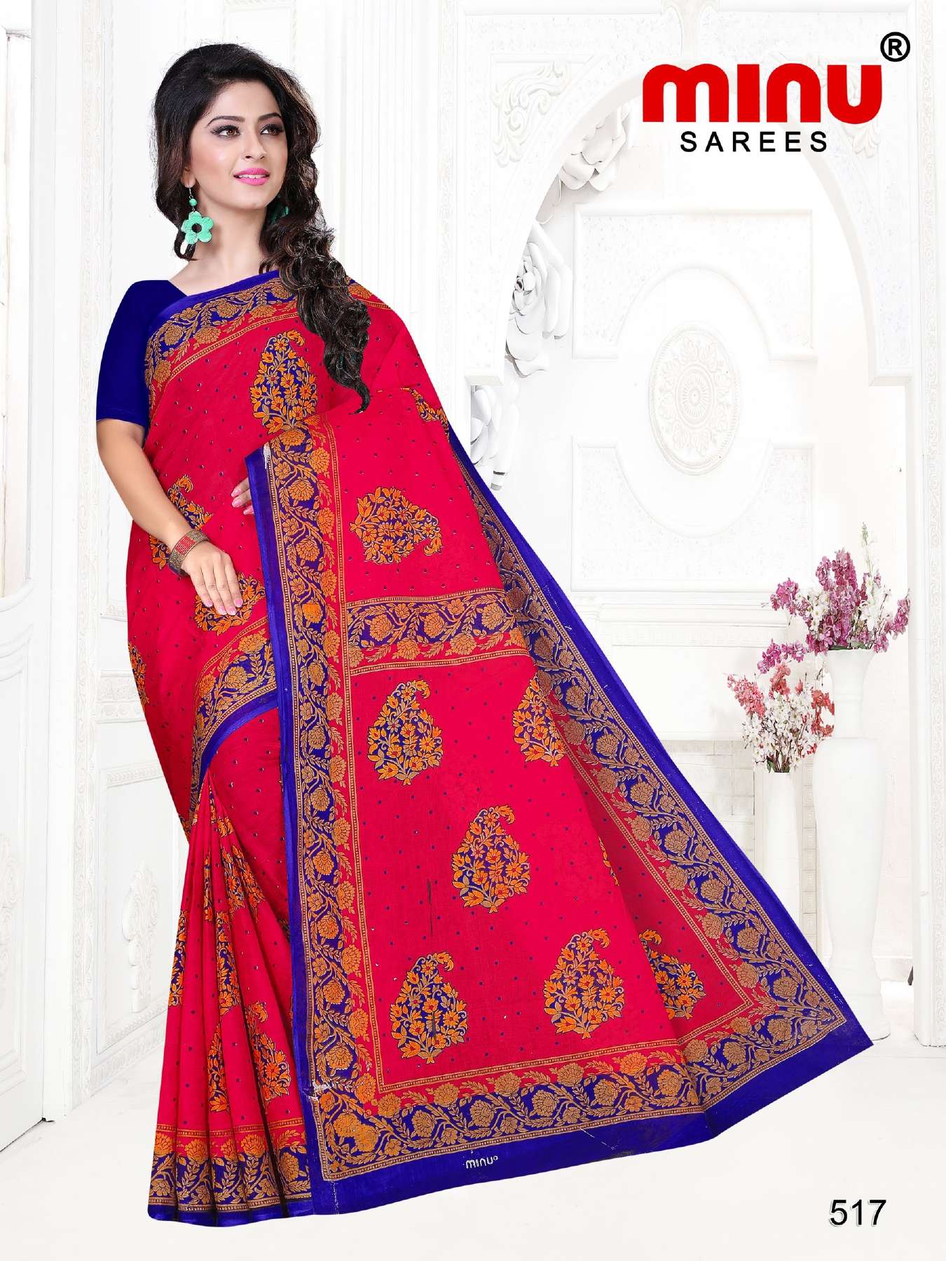 Minu TUKTUKI ( Janki ) Cotton Saree-15P Catalog