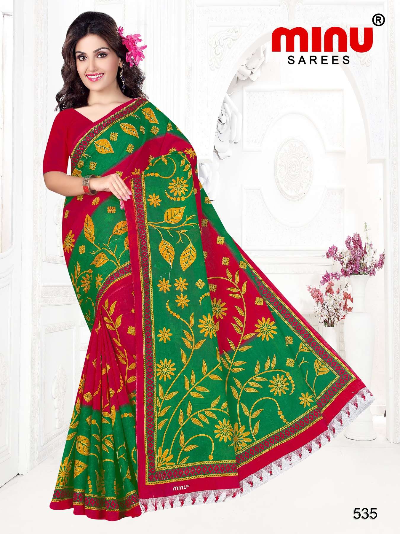 Minu TUKTUKI ( Janki ) Cotton Saree-15P Catalog