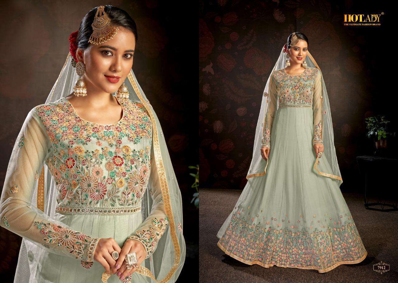  NASHEEN VOL 3 BY HOTLADY ANARKALI LONG SUIT COLLECTION