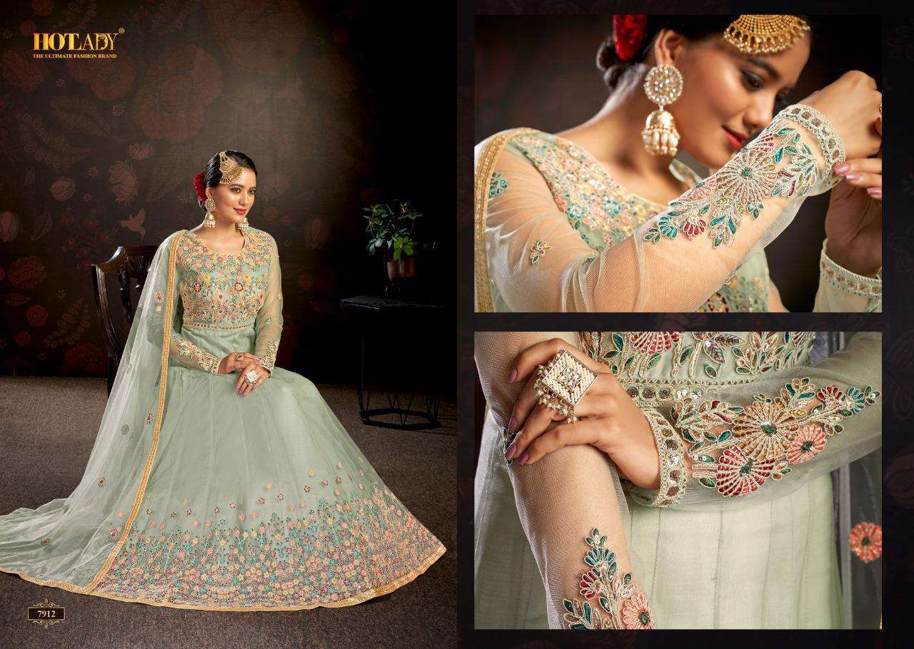  NASHEEN VOL 3 BY HOTLADY ANARKALI LONG SUIT COLLECTION