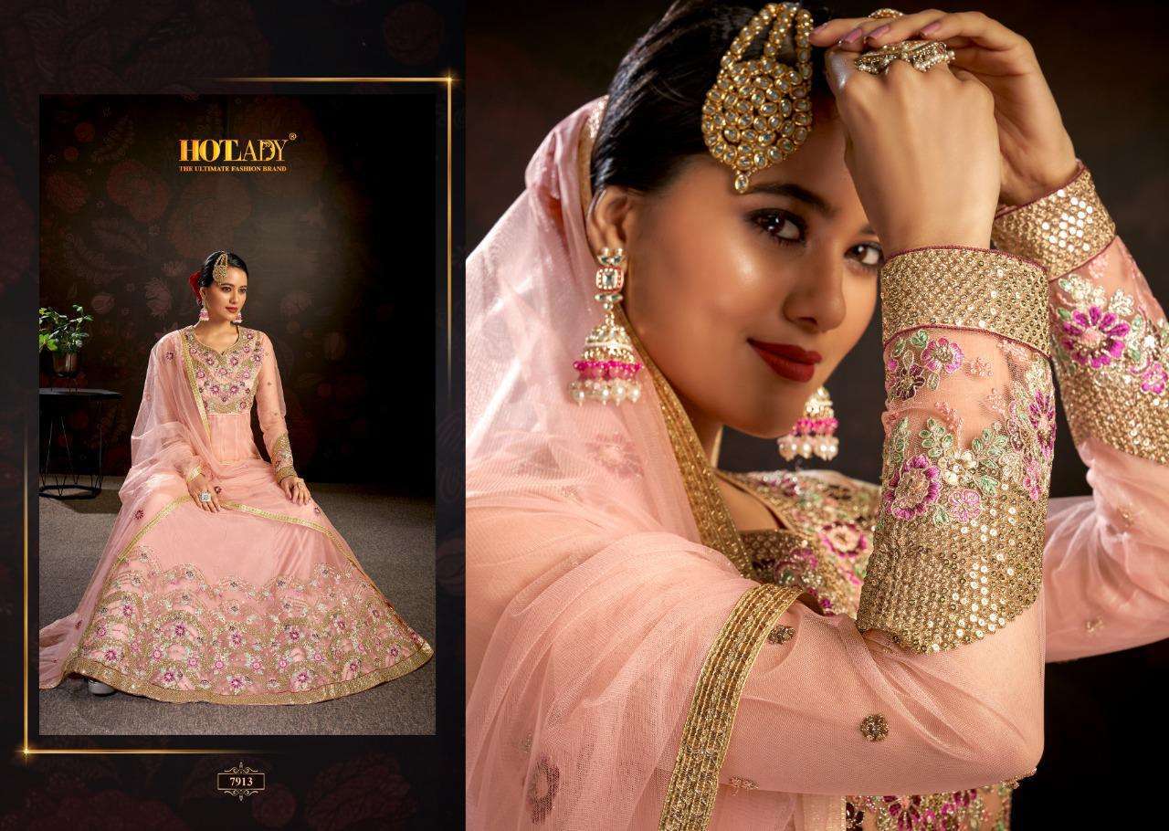  NASHEEN VOL 3 BY HOTLADY ANARKALI LONG SUIT COLLECTION