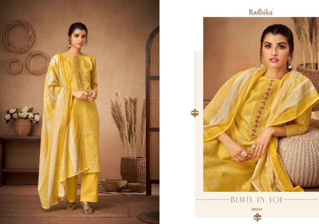 RADHIKA BANDHNI PURE CAMBRIC PRINTED COTTON DAILY WEAR DRESS MATERIAL