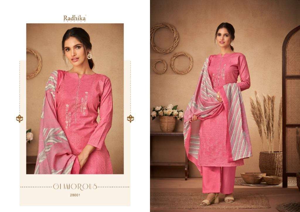 RADHIKA BANDHNI PURE CAMBRIC PRINTED COTTON DAILY WEAR DRESS MATERIAL