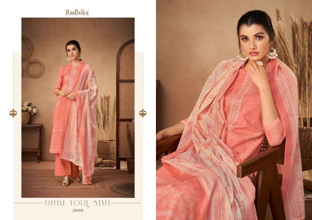 RADHIKA BANDHNI PURE CAMBRIC PRINTED COTTON DAILY WEAR DRESS MATERIAL