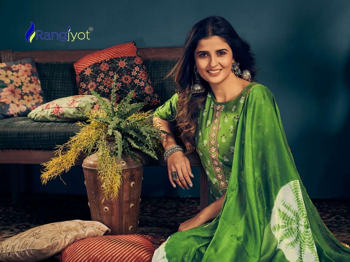 RANGJYOT RANGMAYA VOL 2 READYMADE CASUAL WEAR RAYON SUITS WHOLESALER