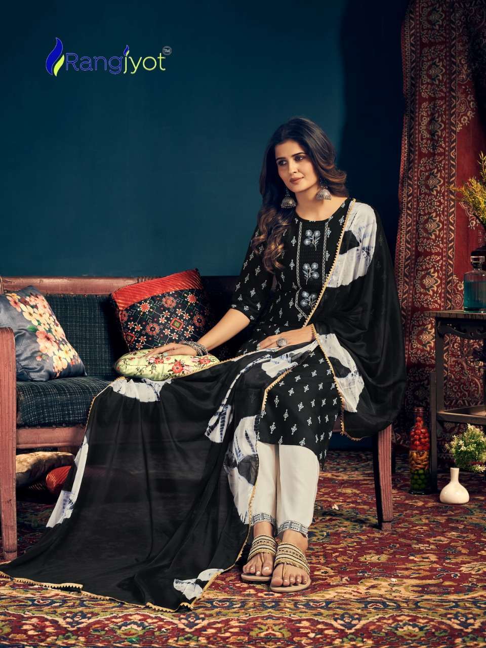 RANGJYOT RANGMAYA VOL 2 READYMADE CASUAL WEAR RAYON SUITS WHOLESALER
