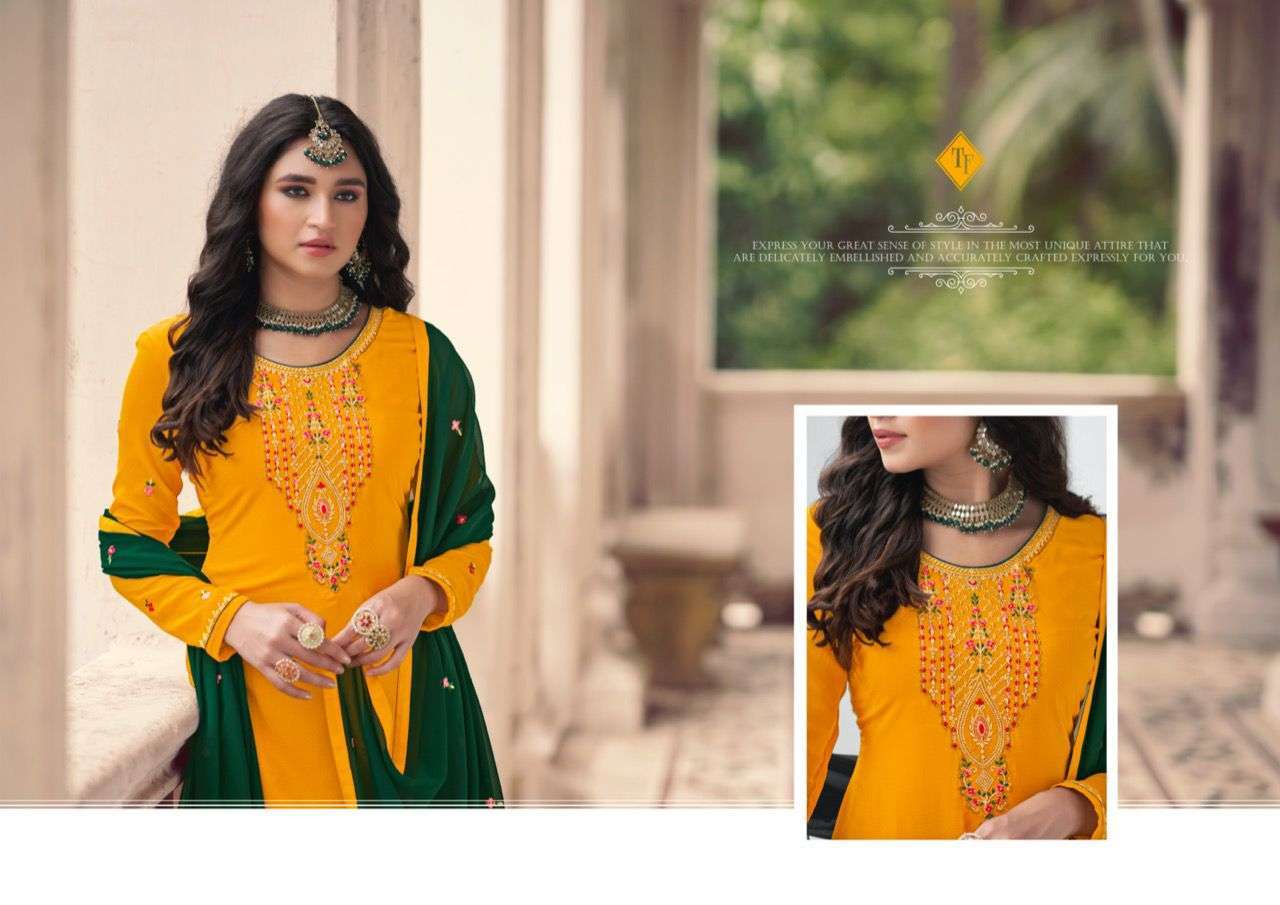 ROYAL SILK VOL 13 BY TANISHK FRENCH CRAPE DESIGNER SALWAR KAMEEZ