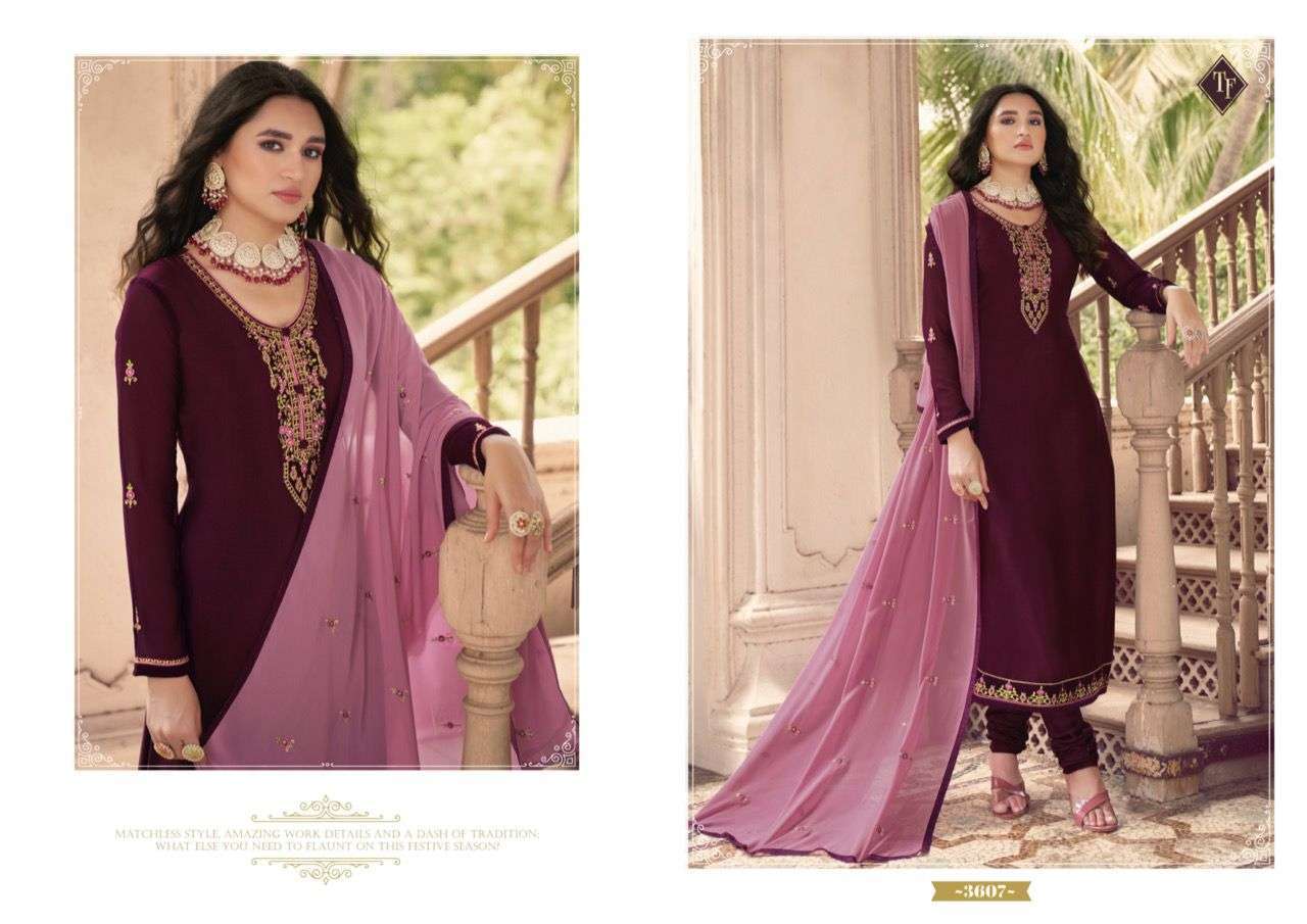 ROYAL SILK VOL 13 BY TANISHK FRENCH CRAPE DESIGNER SALWAR KAMEEZ