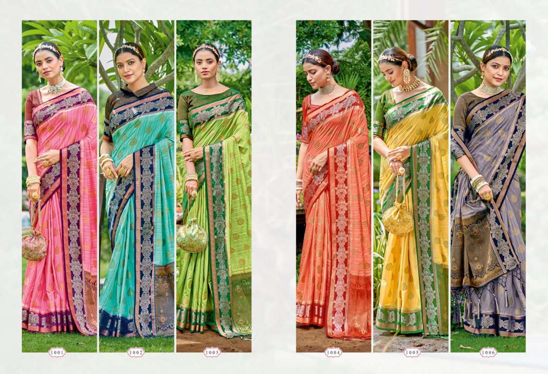 SANGAM PRINTS VARNIKA SILK HEAVY BANARASI SILK SARIS WHOLESALER