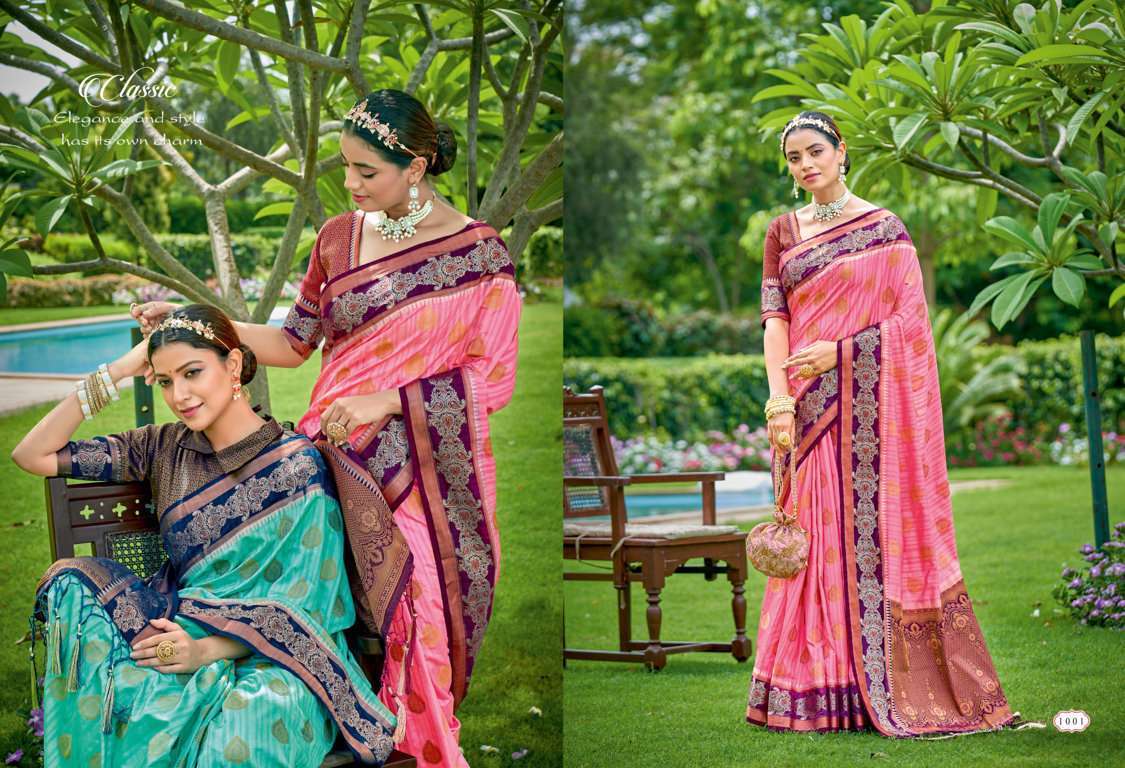 SANGAM PRINTS VARNIKA SILK HEAVY BANARASI SILK SARIS WHOLESALER