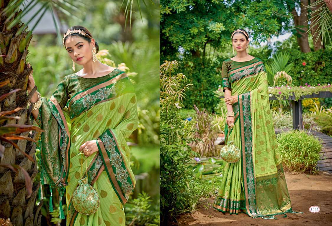 SANGAM PRINTS VARNIKA SILK HEAVY BANARASI SILK SARIS WHOLESALER