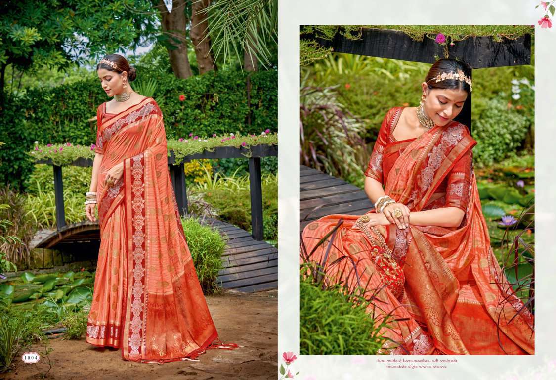 SANGAM PRINTS VARNIKA SILK HEAVY BANARASI SILK SARIS WHOLESALER