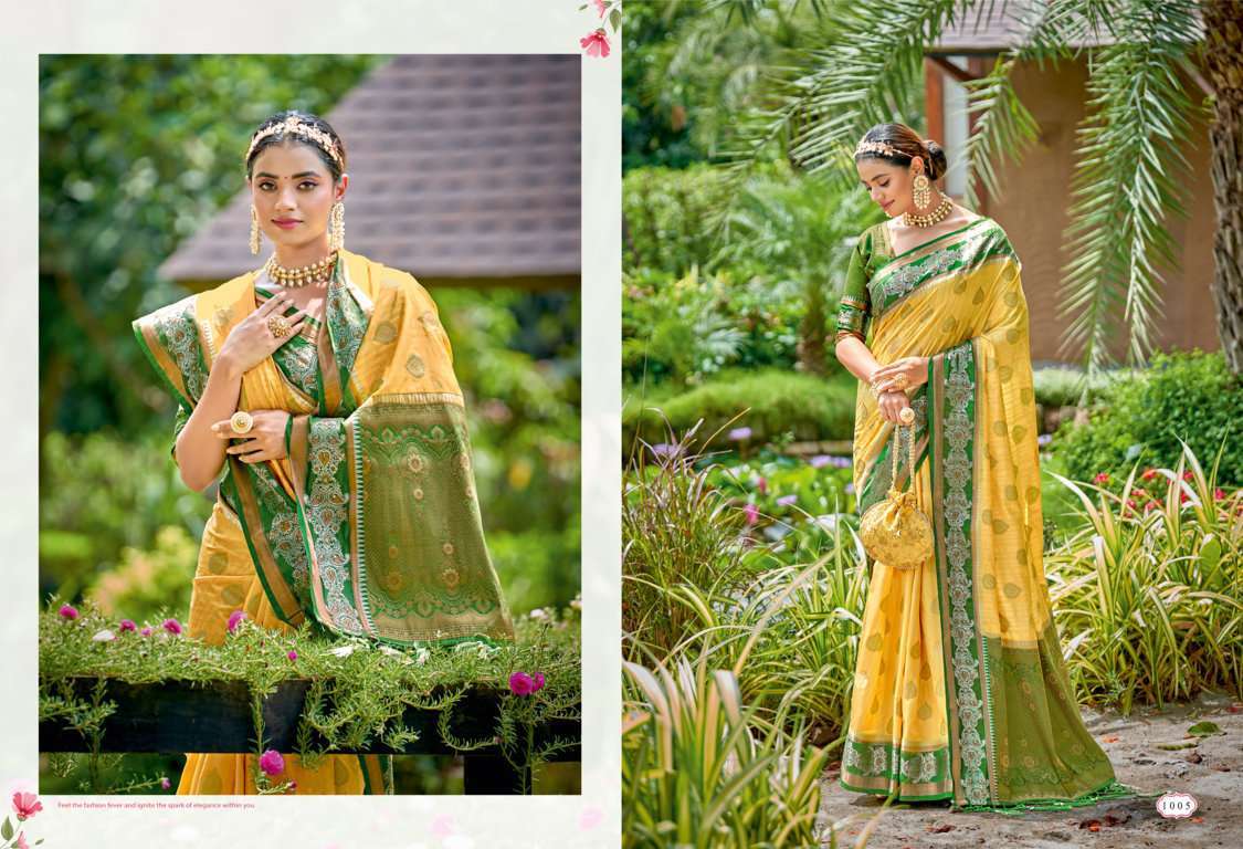SANGAM PRINTS VARNIKA SILK HEAVY BANARASI SILK SARIS WHOLESALER