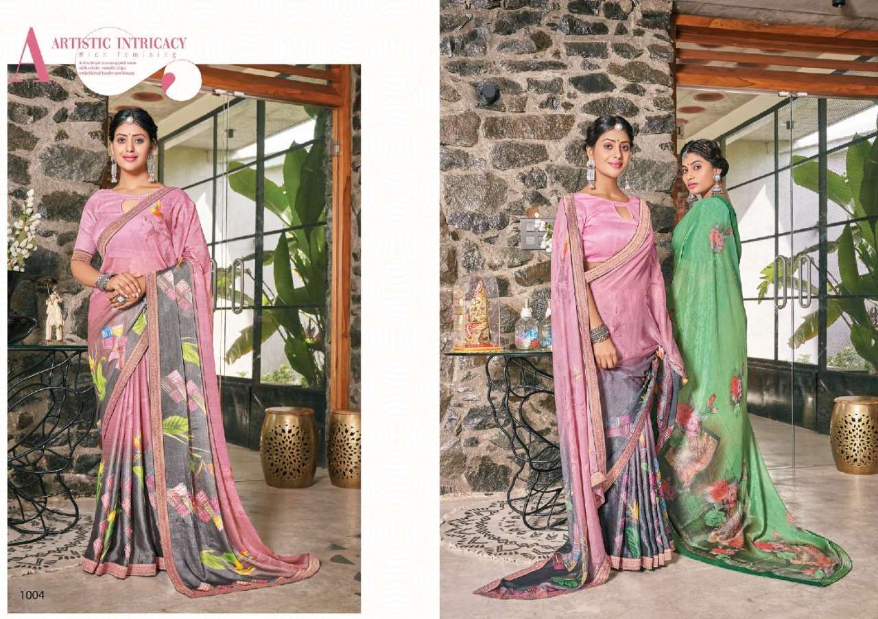 Saroj Khushi Brasso, with Beautiful Digitel Print.
