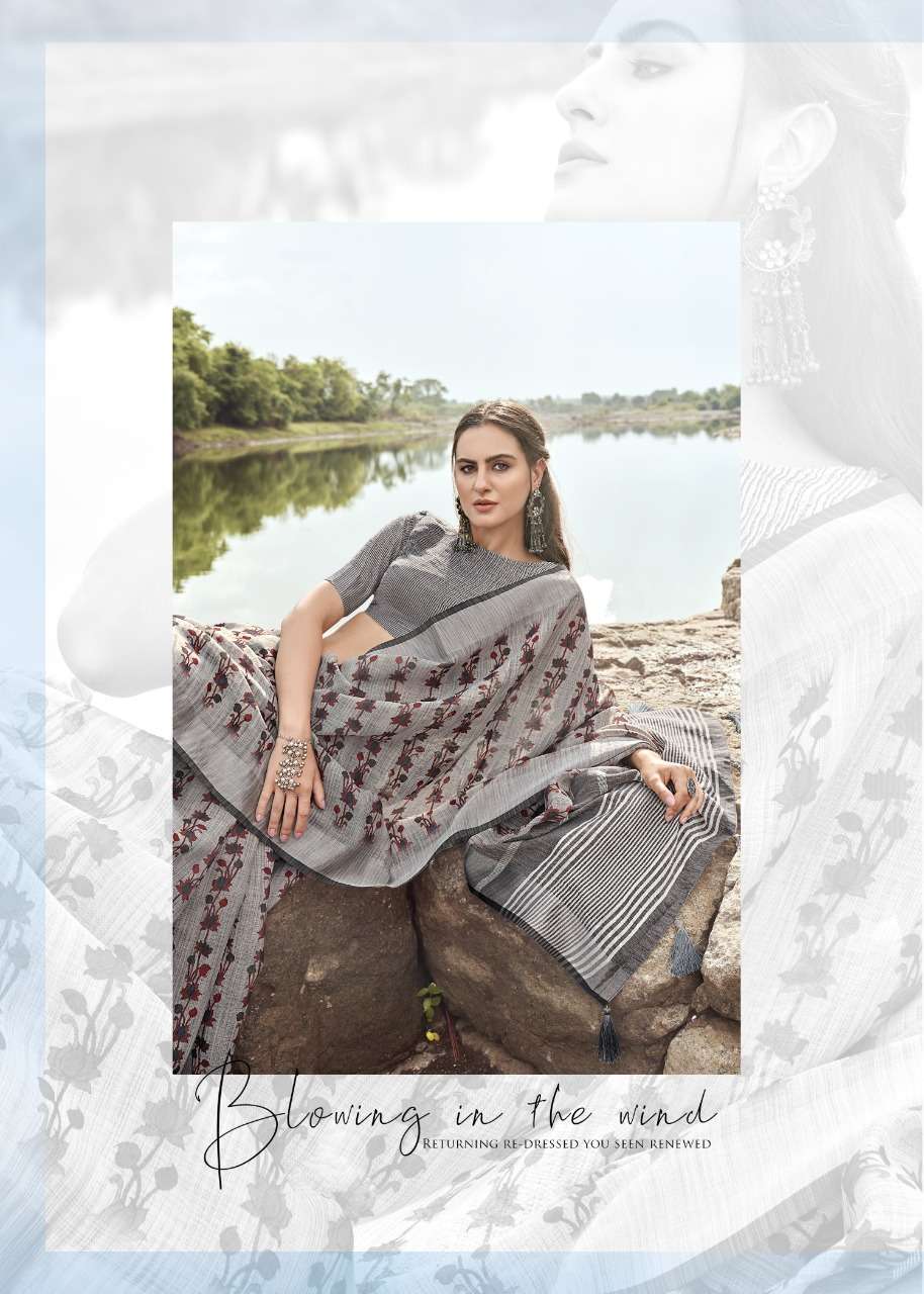  SHAKUNT WEAVES EENA LINEN SAREE ONLINE SUPPLIER