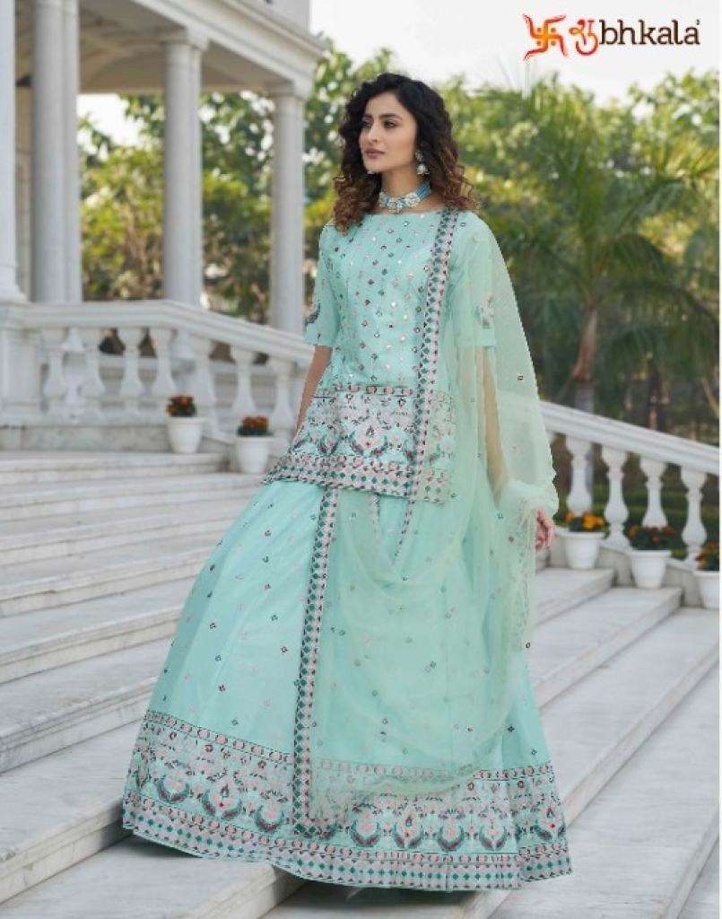 SKY CHINON CHIFFON SEQUENCE EXCLUSIVE LEHENGA CHOLI COLLECTION