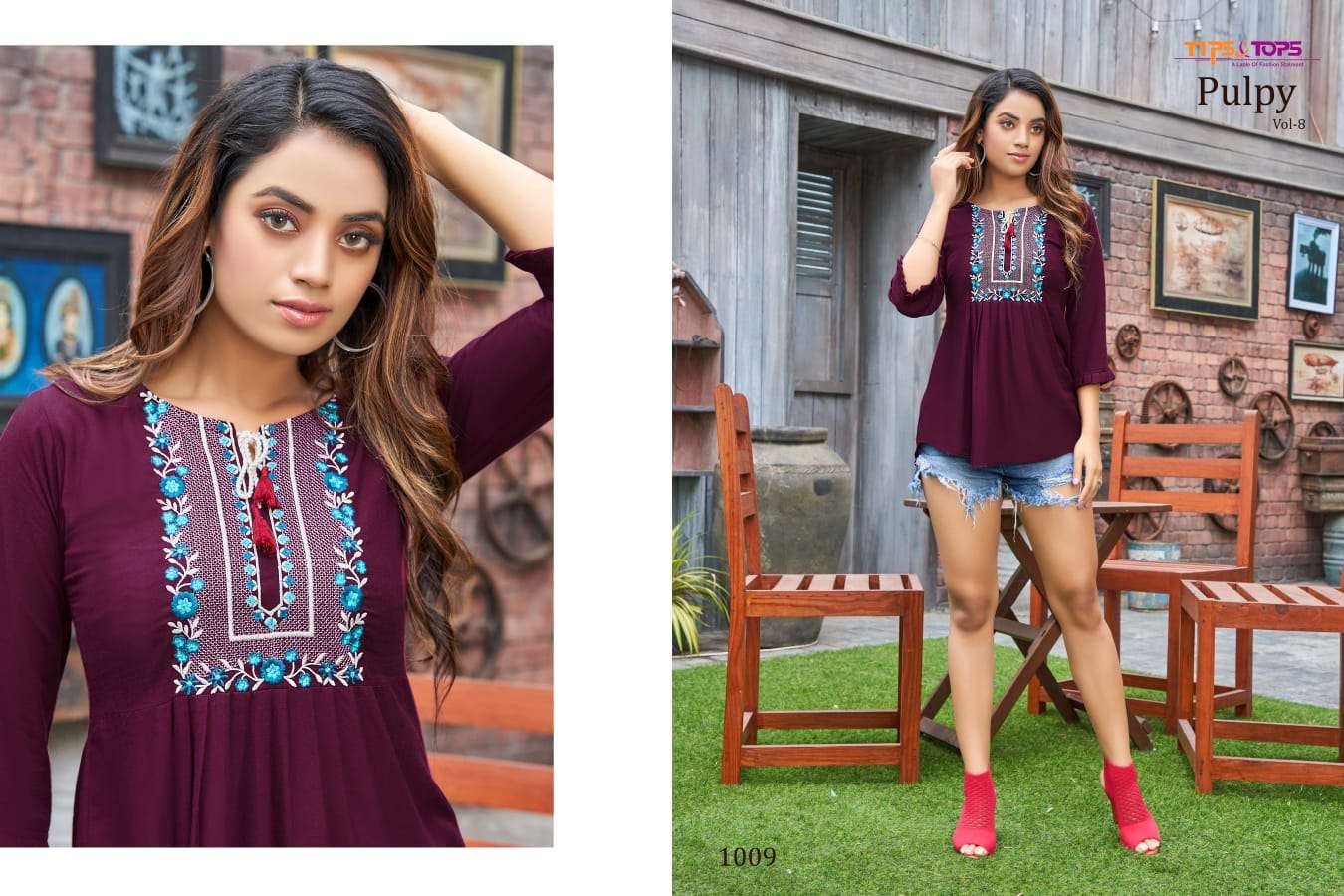 TIPS AND TOPS PULPY VOL 8 LAUNCHING NEW CATALOG WHOLESALER SURAT