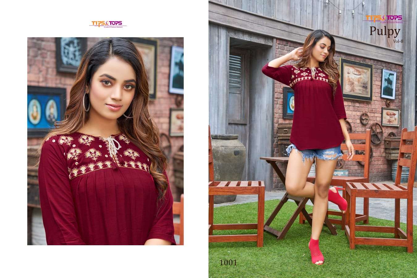TIPS AND TOPS PULPY VOL 8 LAUNCHING NEW CATALOG WHOLESALER SURAT