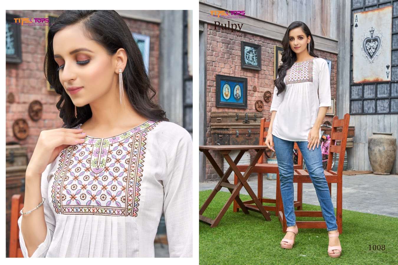 TIPS AND TOPS PULPY VOL 8 LAUNCHING NEW CATALOG WHOLESALER SURAT