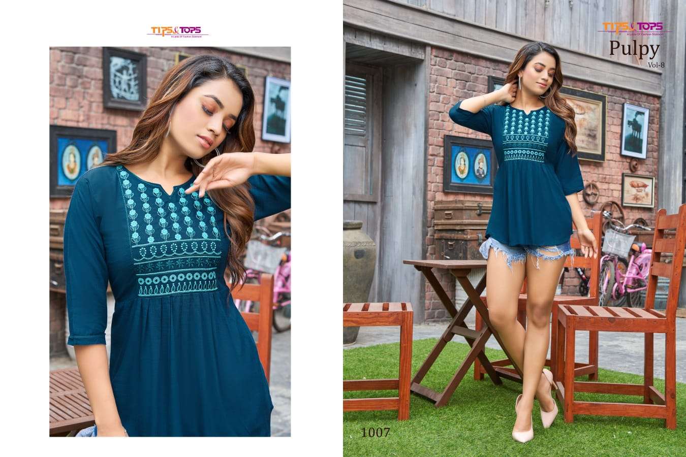 TIPS AND TOPS PULPY VOL 8 LAUNCHING NEW CATALOG WHOLESALER SURAT