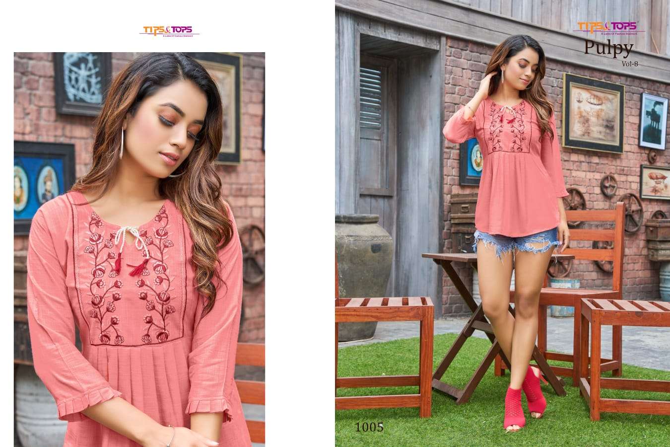 TIPS AND TOPS PULPY VOL 8 LAUNCHING NEW CATALOG WHOLESALER SURAT