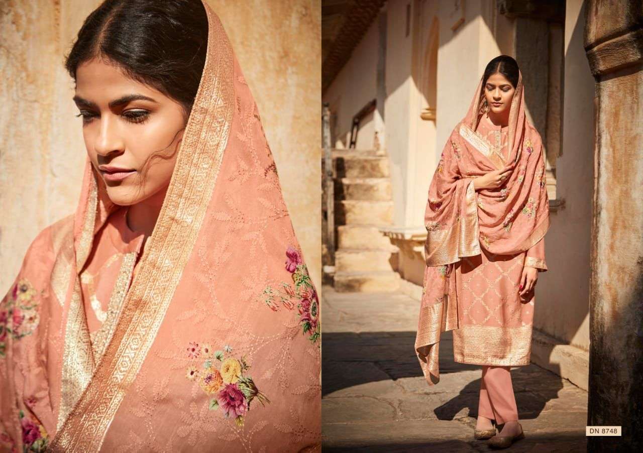 ULFAT BY KIMORA COTTON SILK WEAVING FANCY SALWAR KAMEEZ
