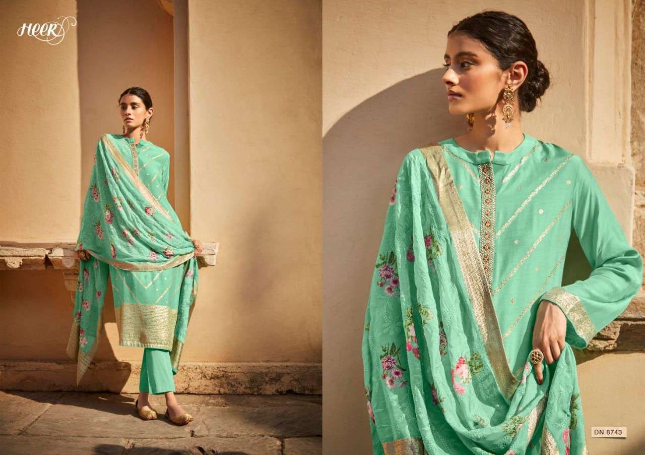 ULFAT BY KIMORA COTTON SILK WEAVING FANCY SALWAR KAMEEZ