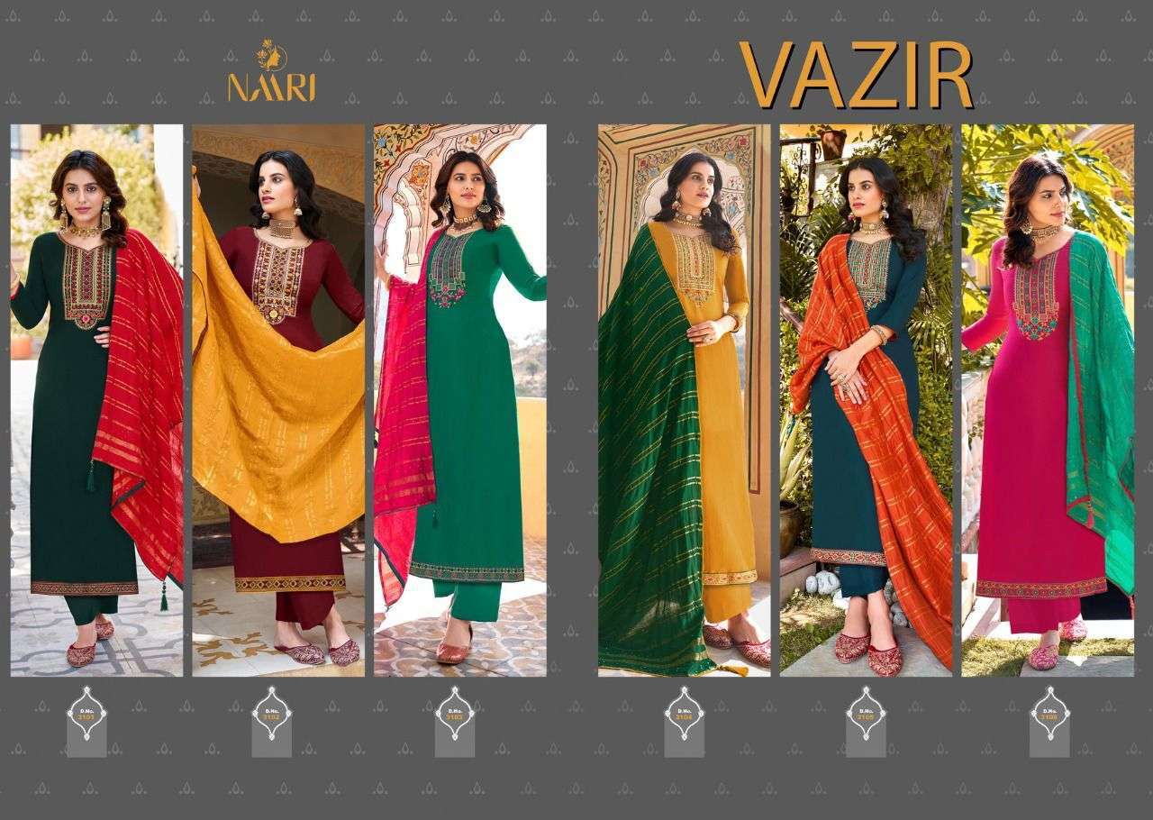 VAZIR BY NAARI SILK WORK BEAUTIFUL SALWAR KAMEEZ COLLECTION