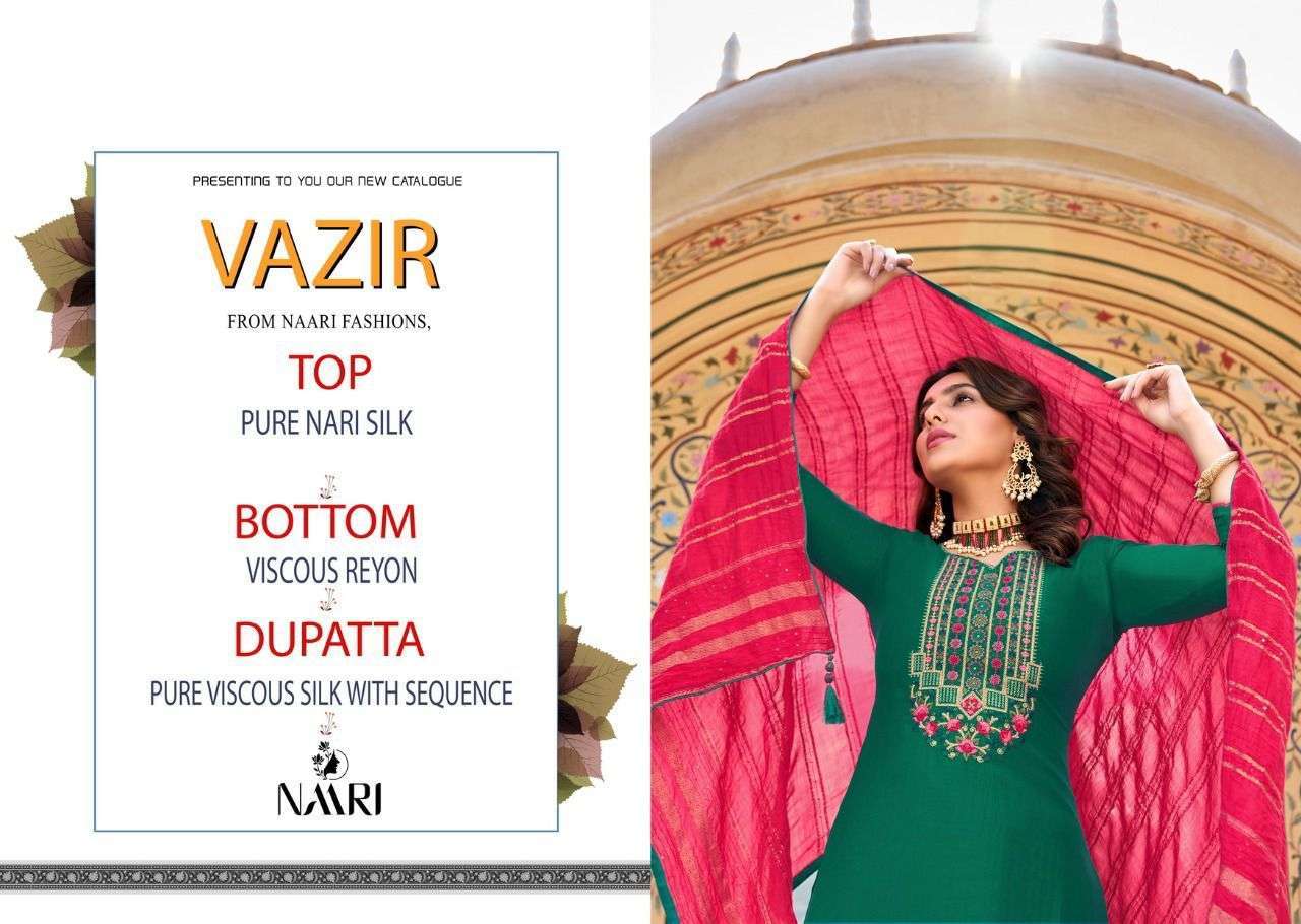 VAZIR BY NAARI SILK WORK BEAUTIFUL SALWAR KAMEEZ COLLECTION
