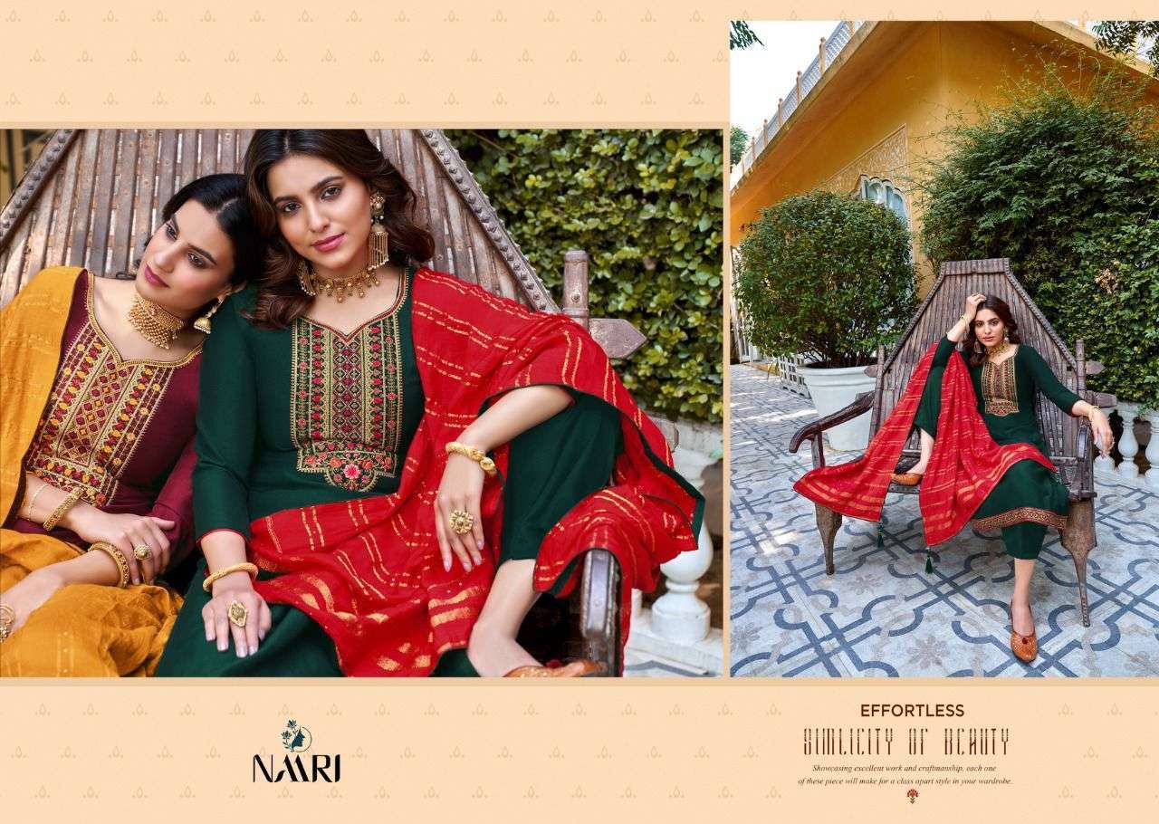 VAZIR BY NAARI SILK WORK BEAUTIFUL SALWAR KAMEEZ COLLECTION