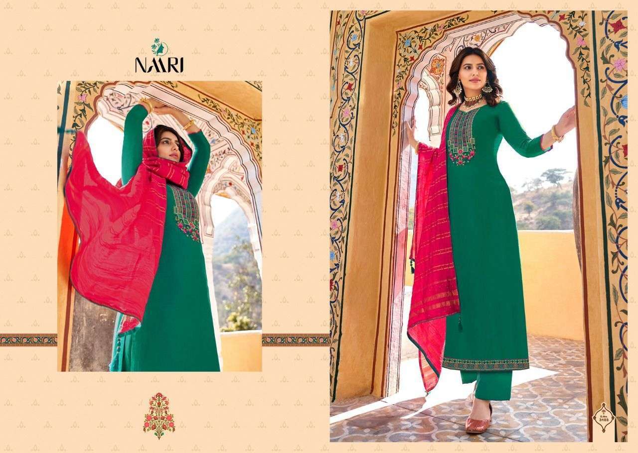 VAZIR BY NAARI SILK WORK BEAUTIFUL SALWAR KAMEEZ COLLECTION
