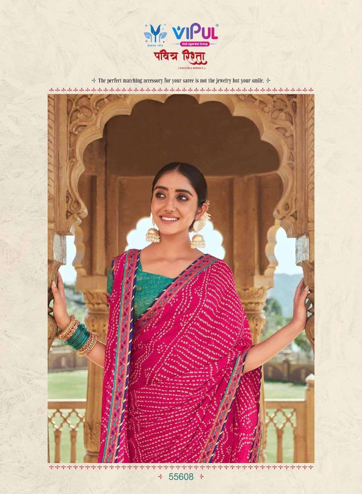 VIPUL PAVITRA RISHTA FANCY CHIFFON SAREES COLLECTION