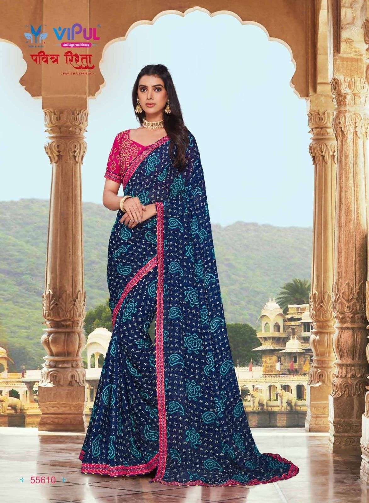 VIPUL PAVITRA RISHTA FANCY CHIFFON SAREES COLLECTION