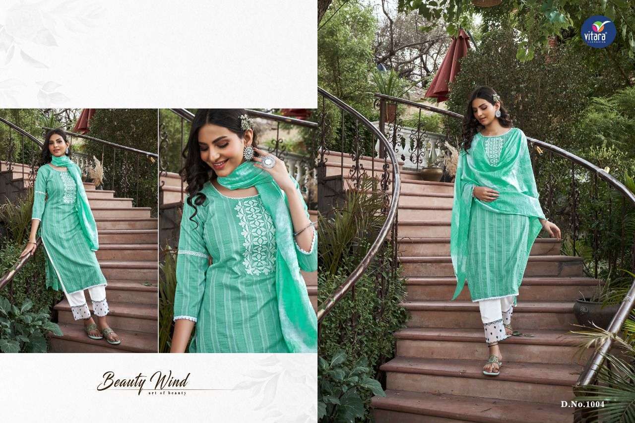 VITARA FASHION LAUNCH VERNIKA EXCLUSIVE DESIGNER KURTI BOTTOM WITH DUPATTA